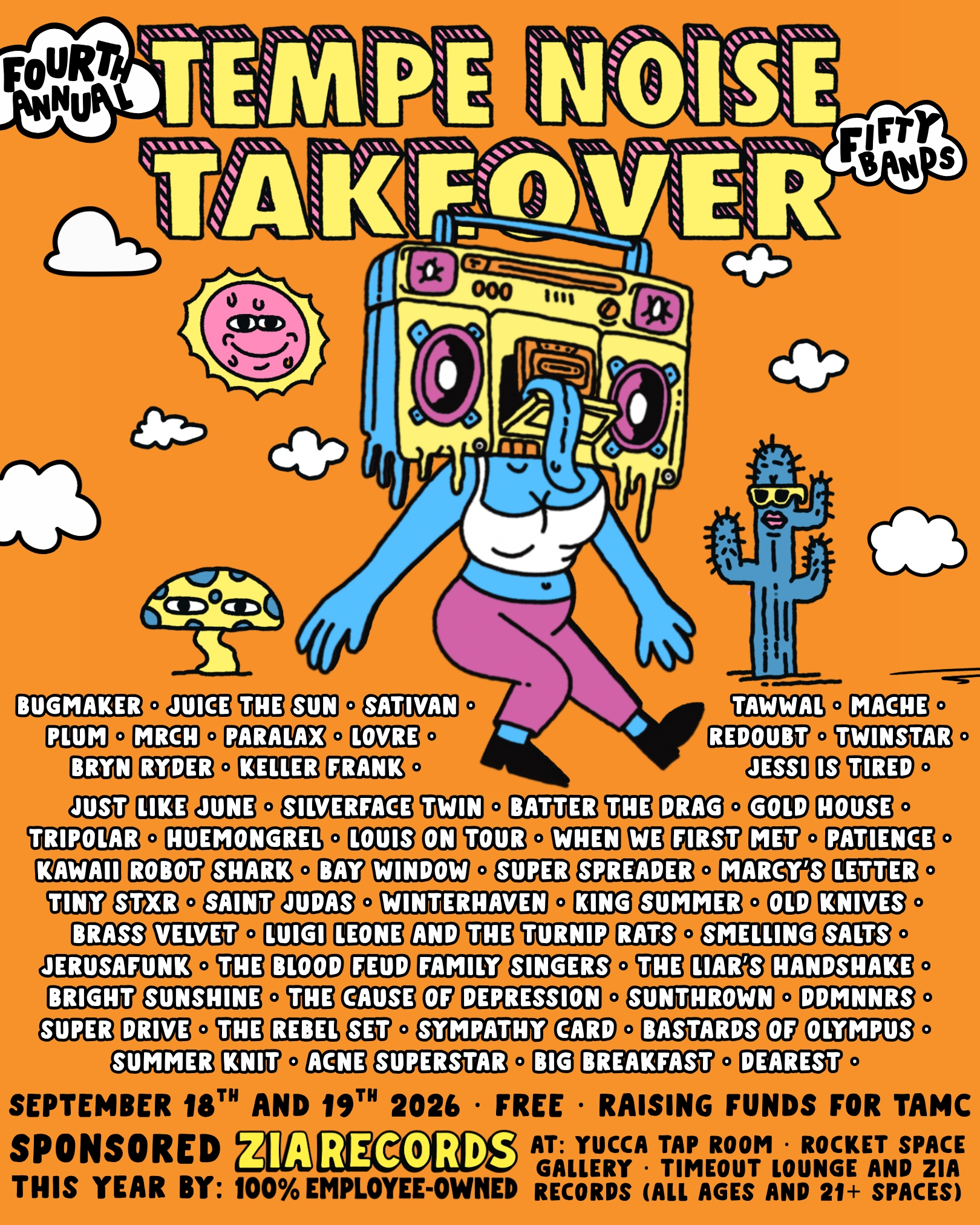 Tempe Noise Takeover Poster